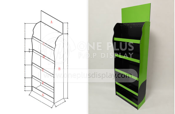 Custom PVC Floor Display Stand for a French Electronics Retailer