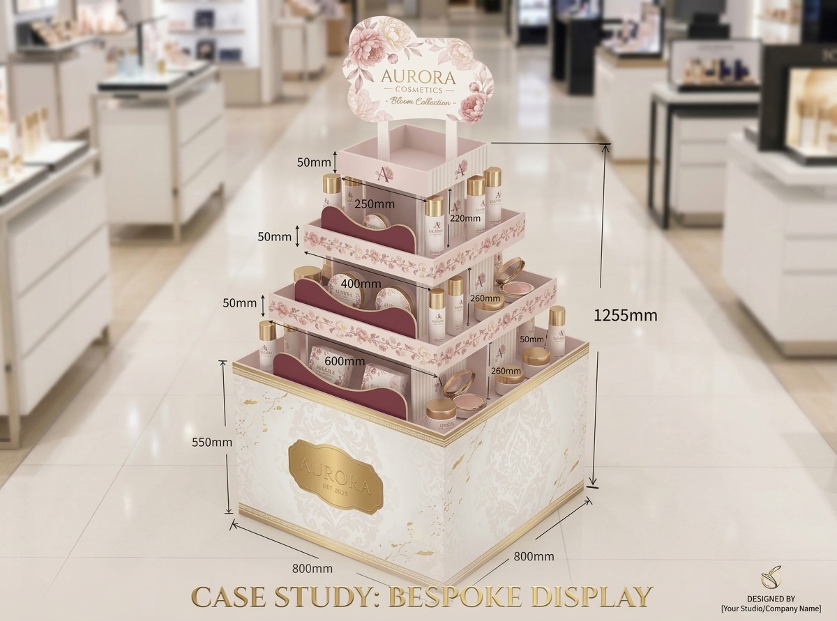 Case Study: How Custom Cardboard Dump Bins Optimized Retail Display and Drove 37.5% Reorder Growth for a Beauty Brand
